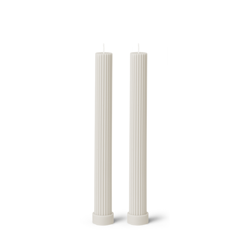 Column Pillar Candle Duo