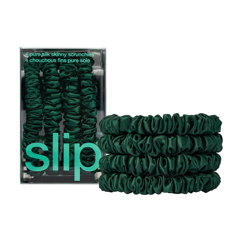 Forest Skinny Silk Scrunchies