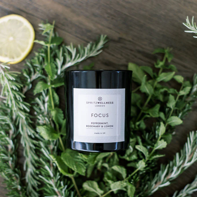 Focus Essential Oil Aromatherapy Candle