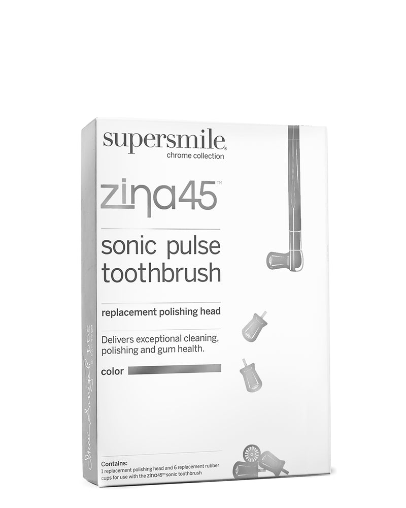 Zina45 Replacement Polishing Head - Sliver