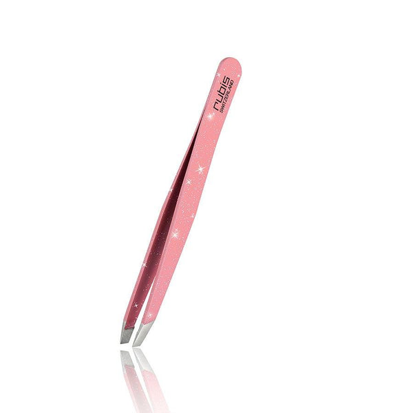 Tweezers Classic Pink with Glitter